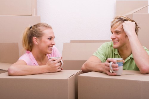 Office relocation supplies prepared for a Tottenham Hale business move