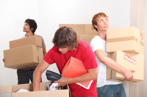 Organised house removals process showing loading and delivery for Tottenham Hale customers