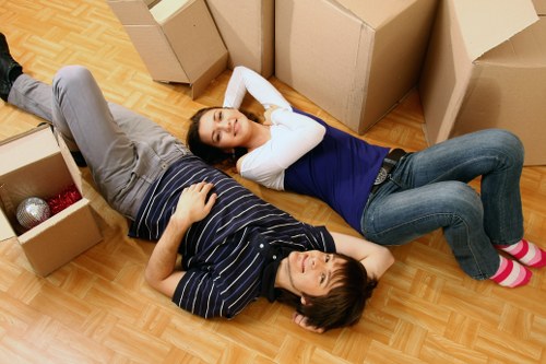 Risk assessment being reviewed before a moving job